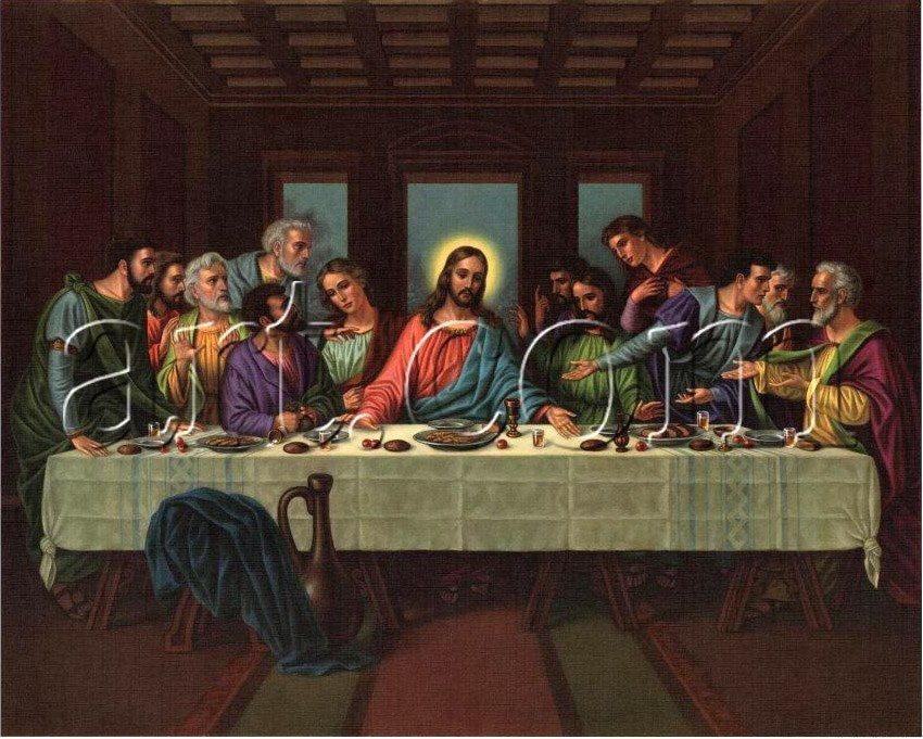 Leonardo da Vinci picture of the last supper Painting